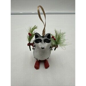 KRINKLES Patience Brewster Mini Buck Raccoon Christmas Ornament Tree RARE